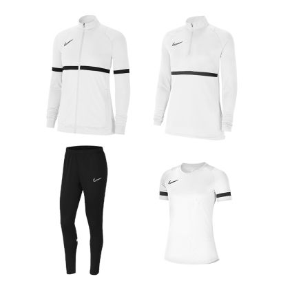 Produkt-Set Nike Academy 21 für Frau. Trainingsanzug + 1-4 Zip + Jersey (4 artikel)