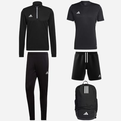 Ensemble adidas Entrada 22 pour Homme. Survêtement + Maillot + Short + Sac à dos (5 pièces)
