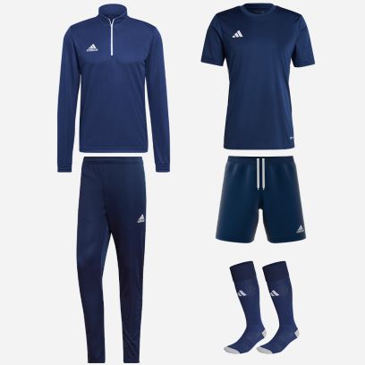 Ensemble adidas Entrada 22 pour Homme. Survêtement + Maillot + Short + Chaussettes (5 pièces)