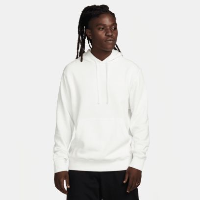 sweat a capuche nike sportswear blanc creme homme bv2654 134