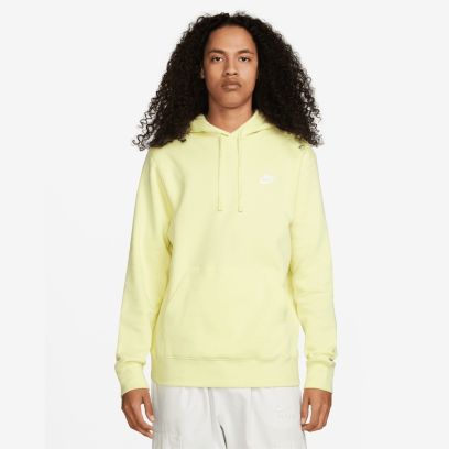 sweat a capuche nike sportswear vert lumineux homme bv2654 331
