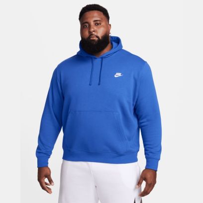 sweat capuche nike sportswear bleu homme bv2654 480