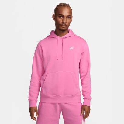 Sweat à capuche Nike Sportswear Club Fleece Rose & Blanc pour homme BV2654-675