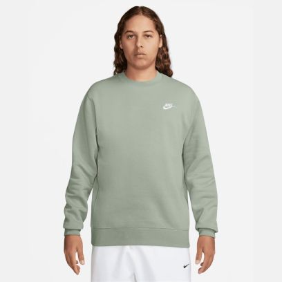 sweat shirt nike sportswear club fleece vert homme bv2662 371