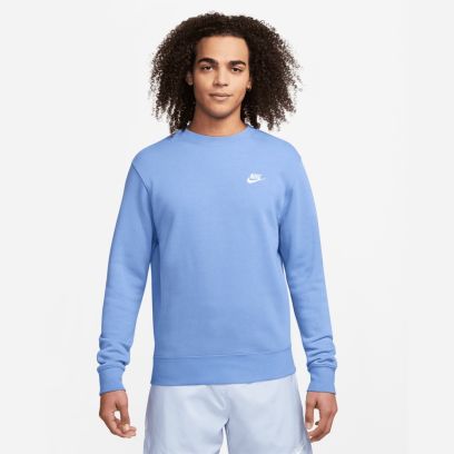 Sweat-shirt Nike Sportswear Club Fleece Bleu pour Homme BV2662-450