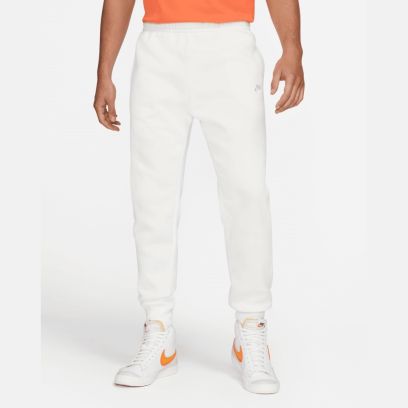 bas jogging nike sportswear club fleece blanc homme bv2671 133
