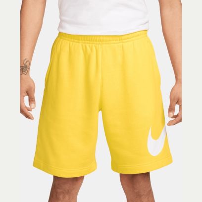 short nike sportswear jaune et blanc pour homme bv2721 718