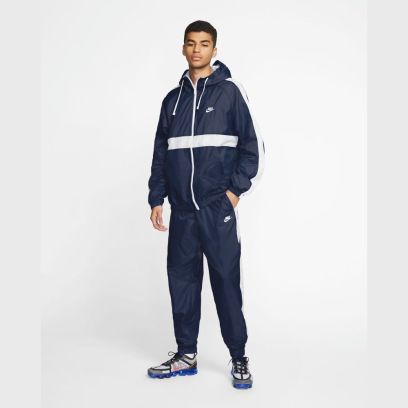 ensemble survetement nike sportswear bleu homme bv3025 411