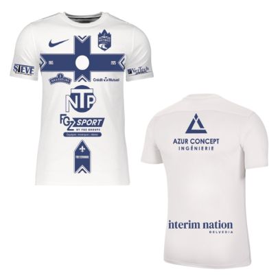 Game jersey Nike Antibes Handball White & Blue for men