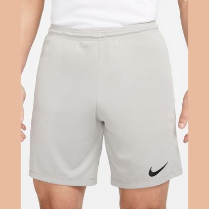 short de football nike park iii gris pour homme bv6855 017