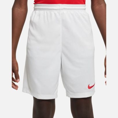 Short Nike Park III blanc et rouge pour Enfant BV6865-103