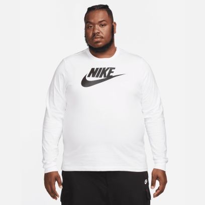 t shirt manches longues nike sportswear blanc homme ci6291 100