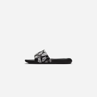 Claquettes Nike Victori One Noir & Blanc