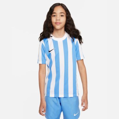 Maillot Nike Striped Division IV blanc Rouge Bleu Ciel pour Enfant CW3819-103