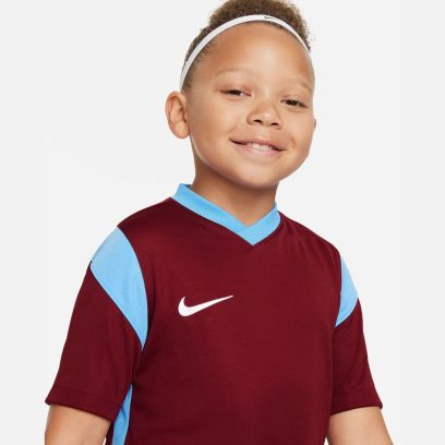 Maillot Nike Park Derby III Bordeaux & Bleu Ciel pour enfant