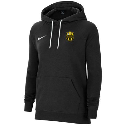 Sweat à capuche CS Mennecy Foot Noir pour femme