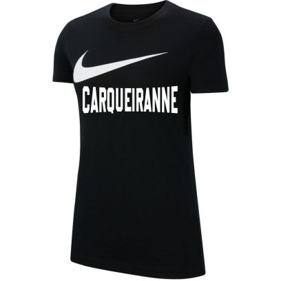 T-shirt Nike Carqueiranne Var Basket Schwarz für frau