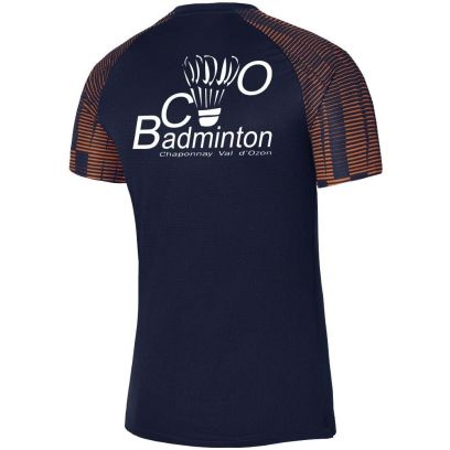 Camiseta de entrenamiento Nike Badminton Chaponnay Val d'Ozon Azul Marino para hombre