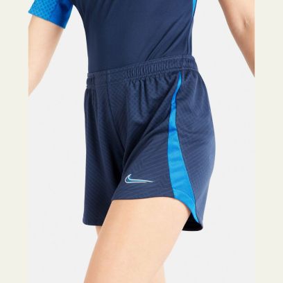 short nike dri fit strike 22 bleu marine pour femme dh9155 451