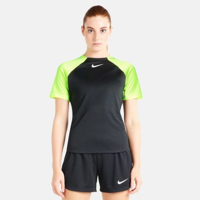 Camiseta Nike Academy Pro Negro y Amarillo fluorescente  para mujer