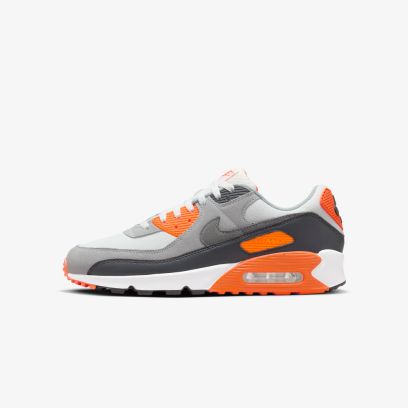 chaussures nike air max 90 gris orange pour homme dm0029 108
