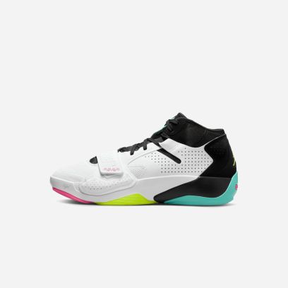 Chaussures de basket Nike Jordan Zion 2 Blanc & Noir pour homme