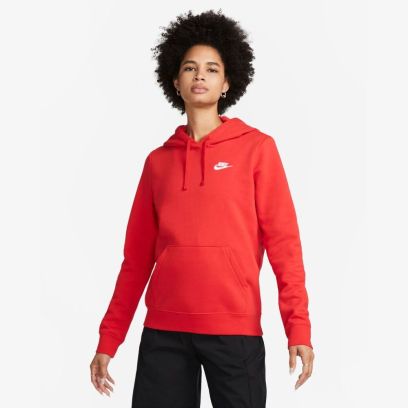 sweat a capuche nike sportswear club fleece femme dq5793 657