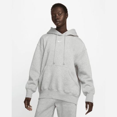 sweat capuche oversize nike sportswear fleece femme dq5860 063