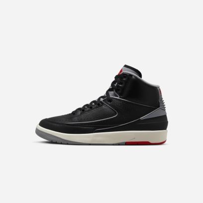Chaussures Air Jordan 2 Retro Noir & Gris pour Homme DR8884-001