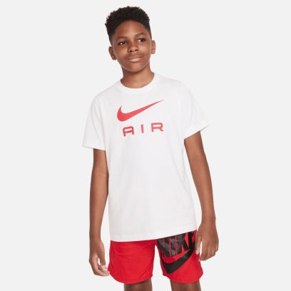 t shirt nike sportswear air blanc pour enfant dv3934 100