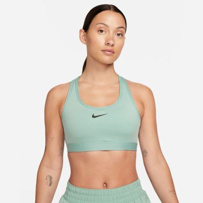 brassiere nike swoosh medium support vert femme dx6821 309