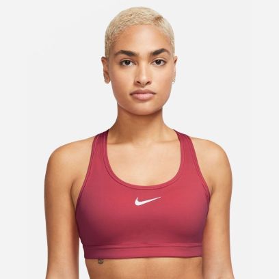 brassiere nike swoosh medium support rouge femme dx6821 648