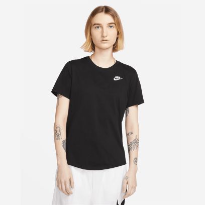 t shirt nike sportswear club essentials noir femme dx7902 010