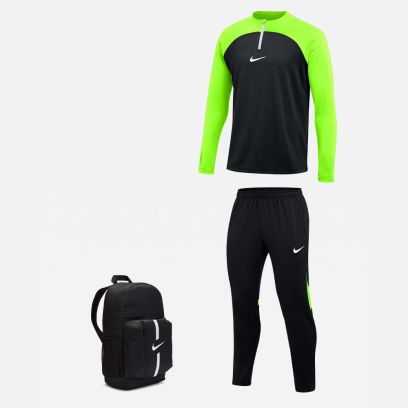 Ensemble Nike enfant Pack 3 pièces Haut 1/4 zip Academy Pro Pantalon Academy Pro Sac à dos Academy Team DH9280 DH9325 DA2571