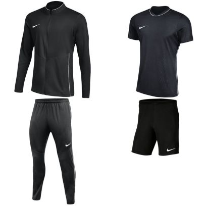 ensemble nike park 26 enfant survetement maillot short noir