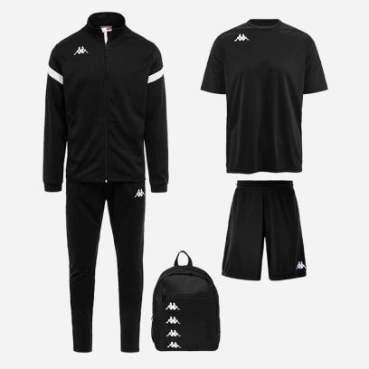 Conjunto de productos Kappa Dalcito para Criança. Fate de treino + Jersey + Calçoes + Saco (4 itens)