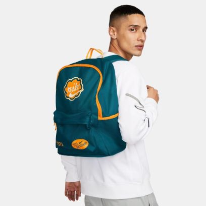 sac a dos nike heritage 25l bleu et orange unisexe fb2841 381