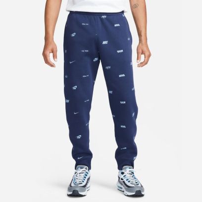 Bas de jogging Nike Club Fleece+ Brushed-Back Allover Print pour Homme - FB7437-410