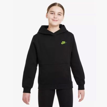 sweat a capuche nike sportswear club fleece enfant fd3000 011