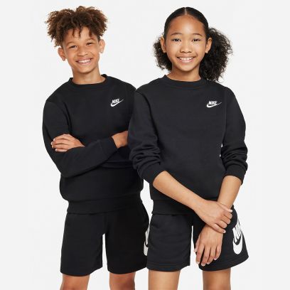 sweat shirt nike sportswear club fleece noir enfant fd3006 010