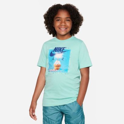 tshirt nike sportswear vert pour enfant fd3192 349