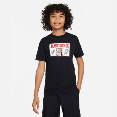 t shirt nike sportswear noir pour enfant fd3964 010