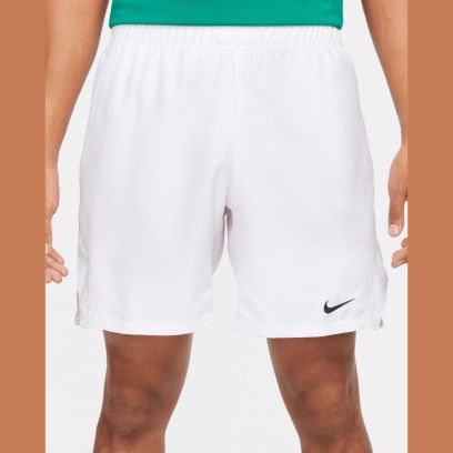short tennis dri fit nikecourt blanc homme fd5380 100