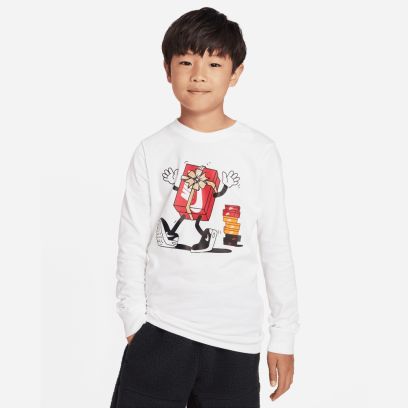 t shirt manches longues nike sportswear enfant fj6387 100