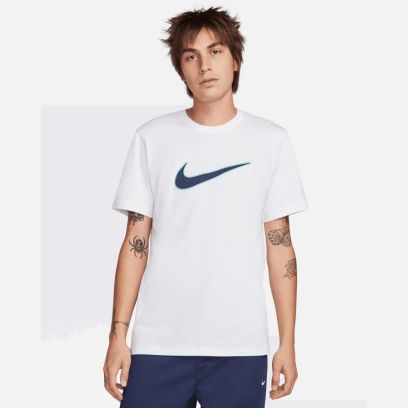 tshirt nike sportswear sp blanc et bleu pour homme fn0248 101