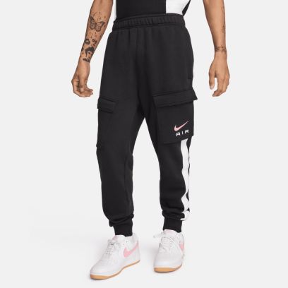 pantalon cargo nike sportswear air noir blanc homme fn7693 013