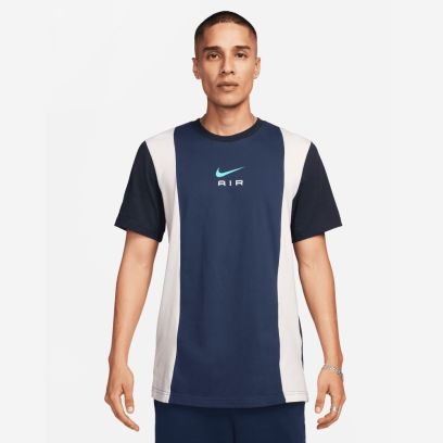 t shirt nike sportswear sw air bleu marine homme fn7702 410