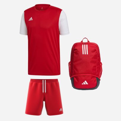 Product set adidas Estro 19 for Men. Jersey + Shorts + Bag (3 items)