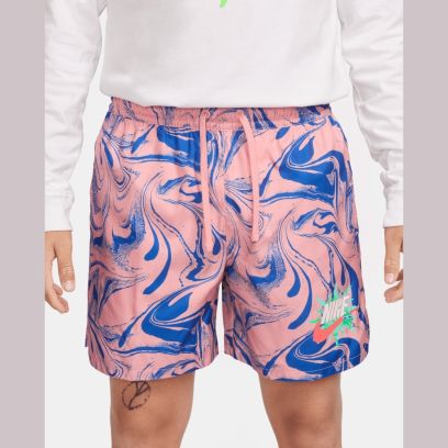 sshort nike sportswear woven bleu rose homme fz2234 697