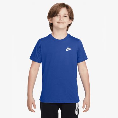 t shirt nike sportswear bleu enfant fz5177 480